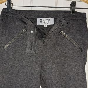 BB Dakota Skinny Zip Grey Pants